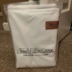 Kitsch towel pillow cover for wet hair.